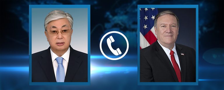 Телефонный разговор с Государственным секретарем США Майклом Помпео