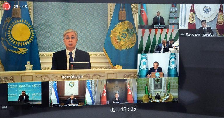 Президент Казахстана принял участие во внеочередном заседании Совета сотрудничества тюркоязычных государств