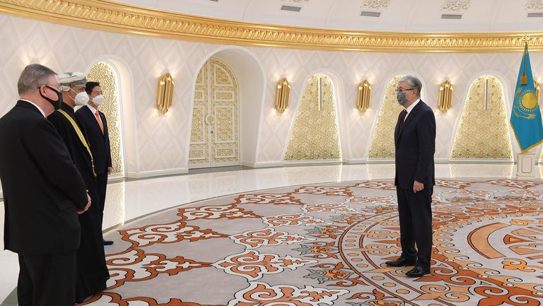 Президент Касым-Жомарт Токаев принял верительные грамоты послов ряда государств