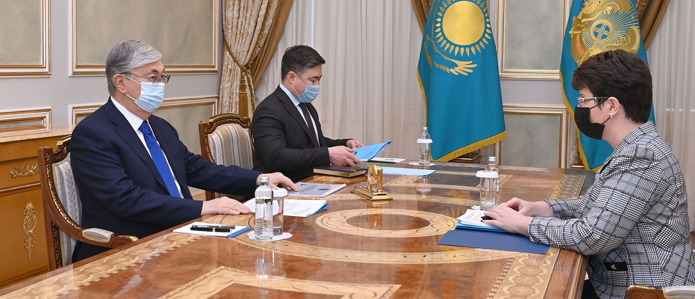 Мемлекет басшысы Есеп комитетінің төрағасы Наталья Годунованы қабылдады