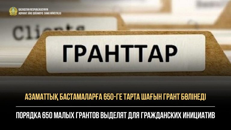Порядка 650 малых грантов выделят для гражданских инициатив