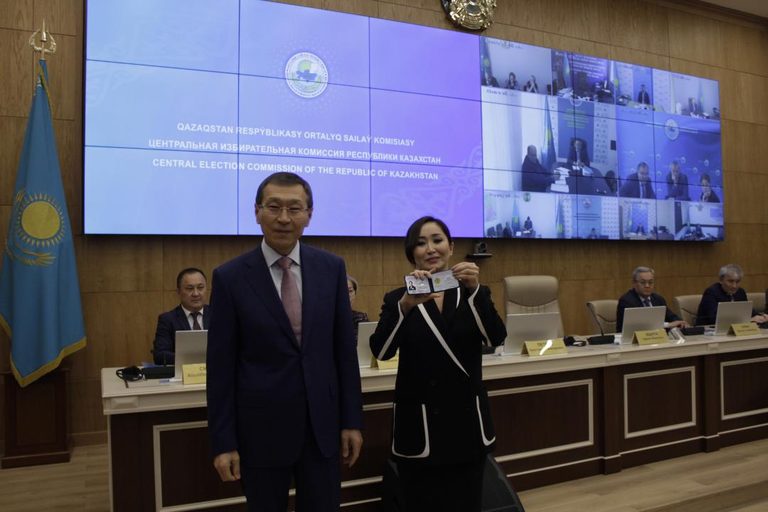 ЦИК зарегистрировала Каракат Абден кандидатом в Президенты РК