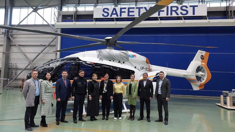 На отечественном заводе по сборке вертолётов собраны новые вертолеты Airbus - МИИР РК